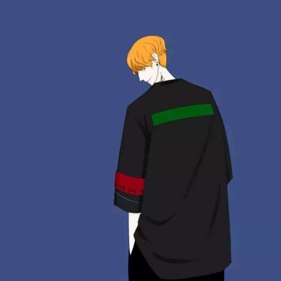 抖音最火动漫情侣头像一左一右图片