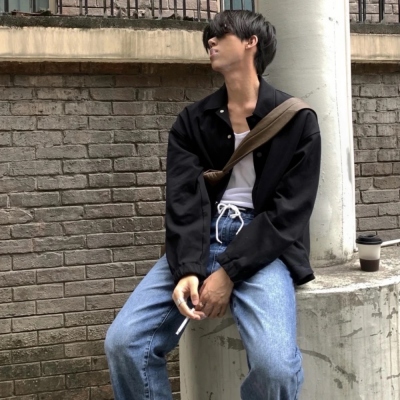 ins风格男头真人帅气图片