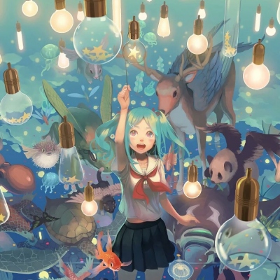 唯美动漫少女头像超级仙气图片