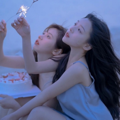 微信双人ins超仙气闺蜜头像图片