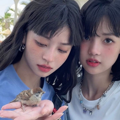 微信双人ins超仙气闺蜜头像图片