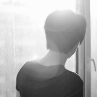 真人伤感男生颓废头像
