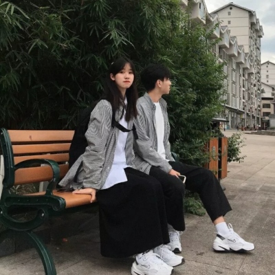 微信绝版情头真人双人高清图片