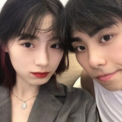 微信绝版情头真人双人高清图片