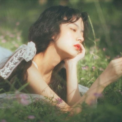 微信唯美森系小清新女头图片