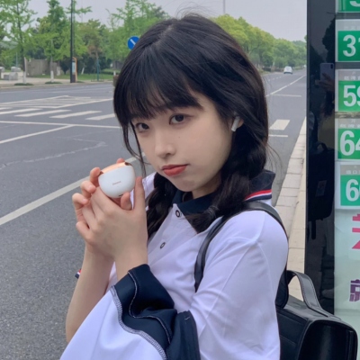微信唯美真人神仙女头图片