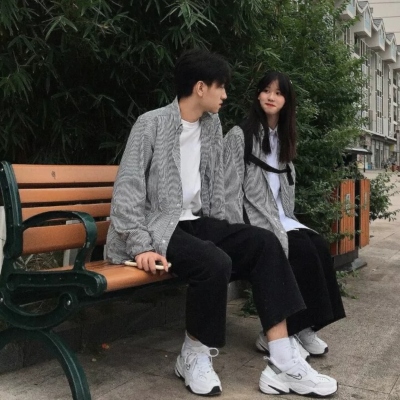 微信绝版情头真人双人高清图片