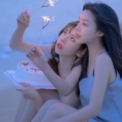 微信双人ins超仙气闺蜜头像图片