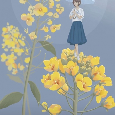 唯美动漫少女头像超级仙气图片