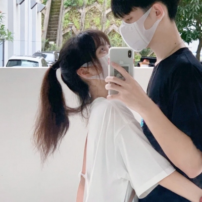 戴口罩不露脸双人明显真人情头