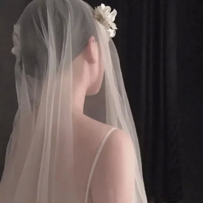 唯美女生微信头像婚纱高清图片