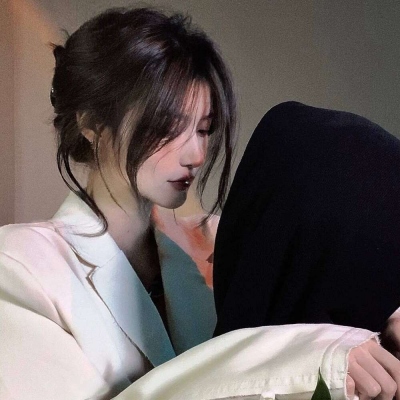 情头一男一女高冷黑色系霸气图片