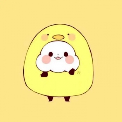 可爱呆萌情头一左一右动漫图片