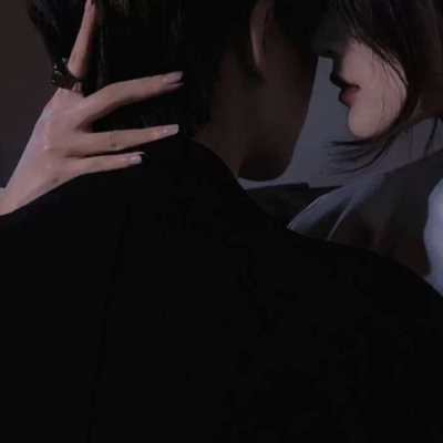 情头一男一女高冷黑色系霸气图片