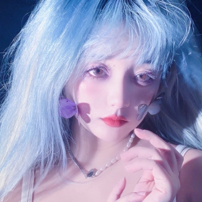 高质量混网女头染发图片