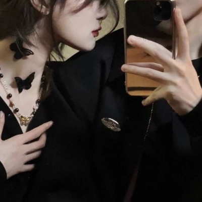 情头一男一女高冷黑色系霸气图片