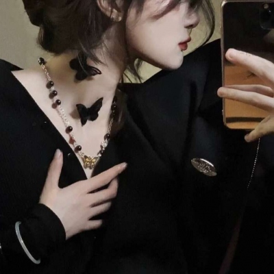 情头一男一女高冷黑色系霸气图片