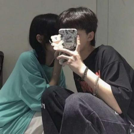情侣头像真人手机拍照片