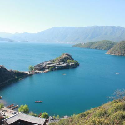 泸沽湖图片风景头像