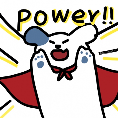 举双手power表情包可爱头像图片
