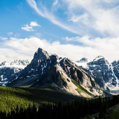 冰山湖水风景头像图片