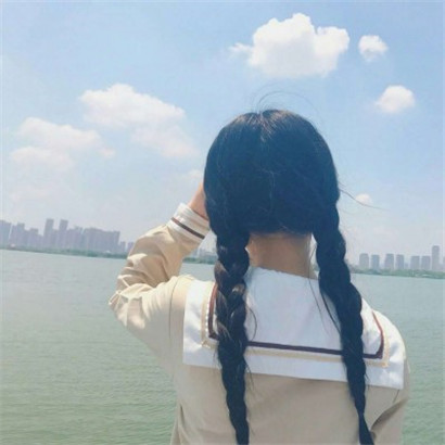 清新女生头像背影仙气图片
