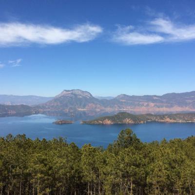 泸沽湖图片风景头像