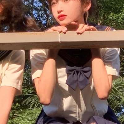 微信闺蜜头像学生校园清新图片