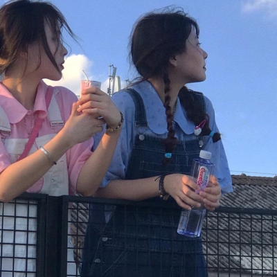 微信闺蜜头像真人一人一半图片