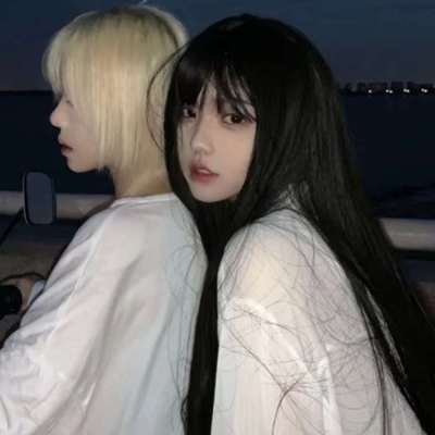 微信闺蜜头像真人一人一半图片