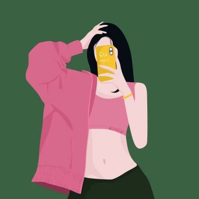 微信一男一女优质手绘情侣头像图片