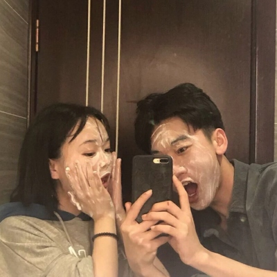 ins情头双人微信真人图片