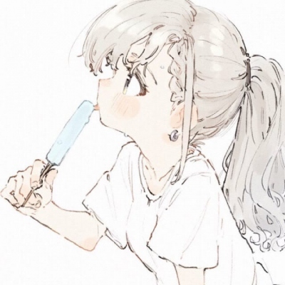 可爱插画漫画风格头像女生图片