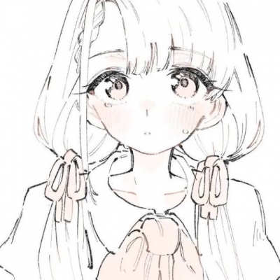可爱插画漫画风格头像女生图片