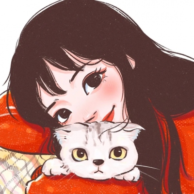 女生头像动漫带宠物