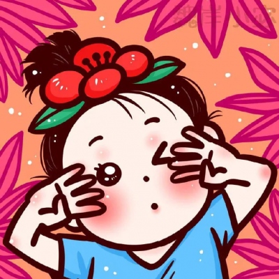 超萌超可爱的卡通团头图片