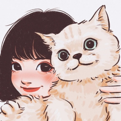 女生头像动漫带宠物