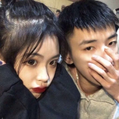 微信高甜情侣头像真人版图片