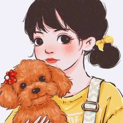 女生头像动漫带宠物