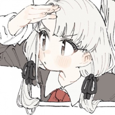 可爱插画漫画风格头像女生图片