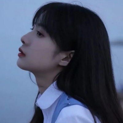 清新蓝色超仙女生头像图片