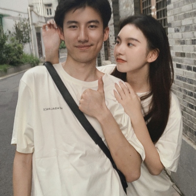 微信高甜情侣头像ins风格图片