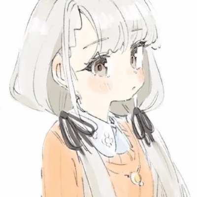 可爱插画漫画风格头像女生图片