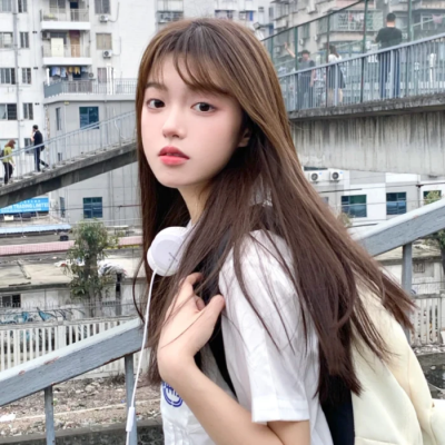 微信女生头像真人元气少女高清图片
