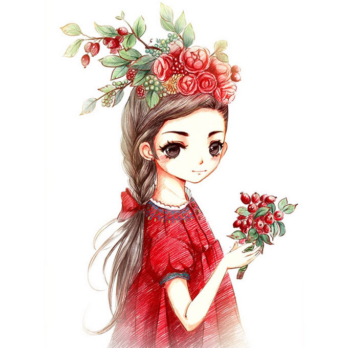 2025神仙动漫女孩头像图片