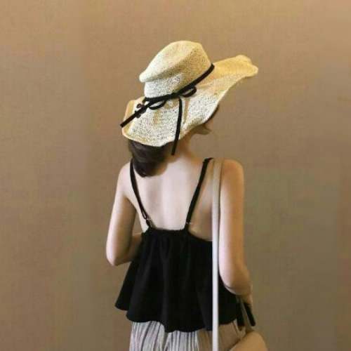 唯美真人女头像背影