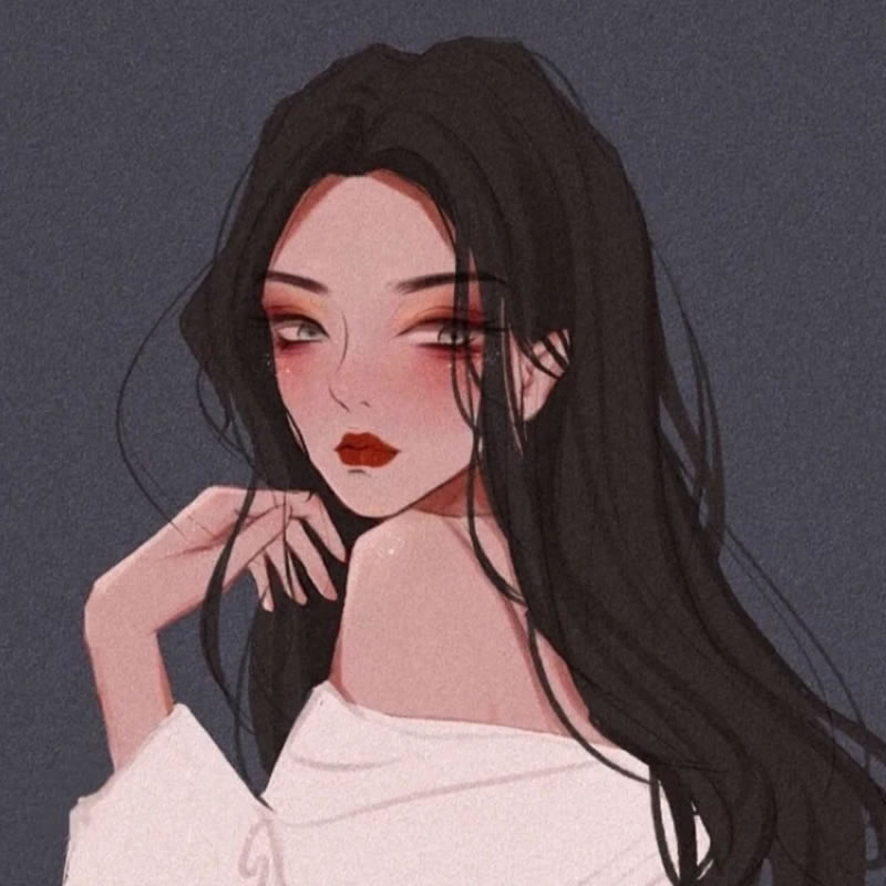 2025手绘卡通头像女生动漫图片