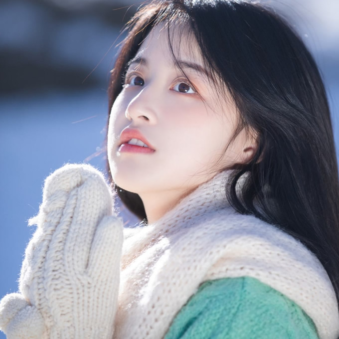 清纯少女头像清新