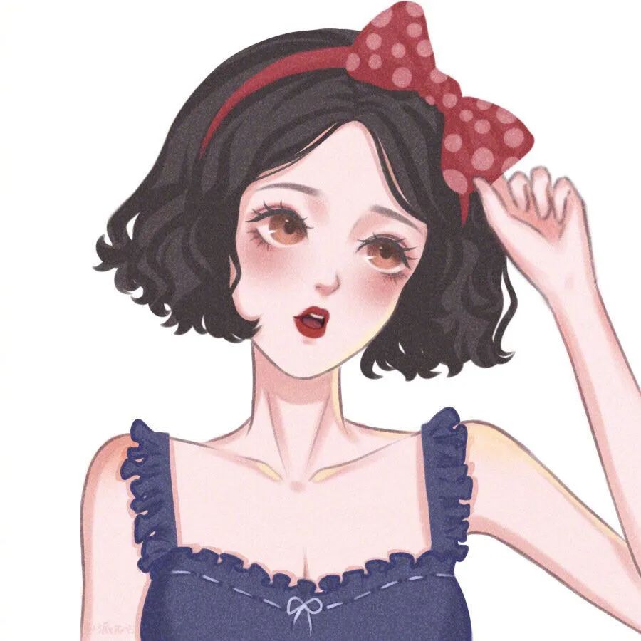 2025手绘卡通头像女生动漫图片