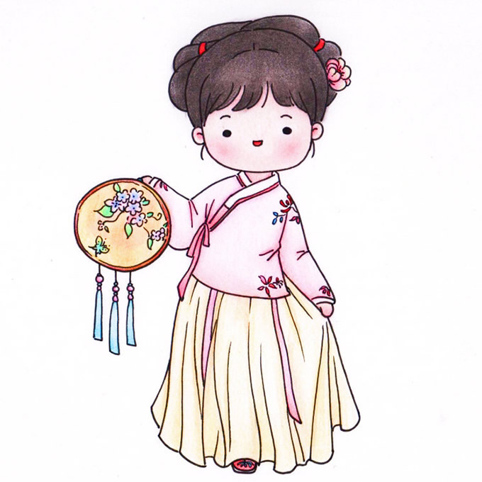 女生可爱卡通q版头像图片